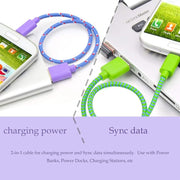 Cavo di ricarica USB nylon 3m per iPhone e iPad