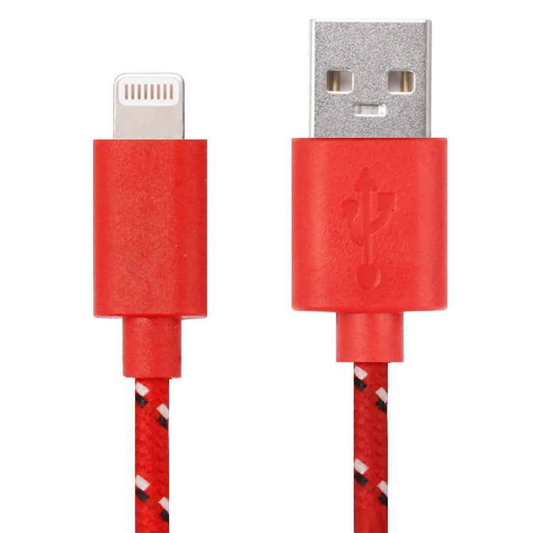 Cavo di ricarica per trasferimento dati USB con rete in nylon da 2 m per iPhone, iPad