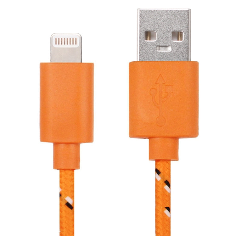 Cavo di ricarica per trasferimento dati USB con rete in nylon da 2 m per iPhone, iPad