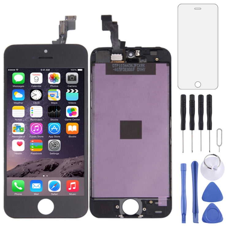 Schermo LCD e digitalizzatore assemblato completo per iPhone 5S, i5s White, i5s Black