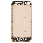 Cover posteriore in lega con alloggiamento completo con pulsante Mute + pulsante di accensione + pulsante del volume + vassoio per scheda Nano SIM per iPhone 5S, For 5S, For iPhone 5S