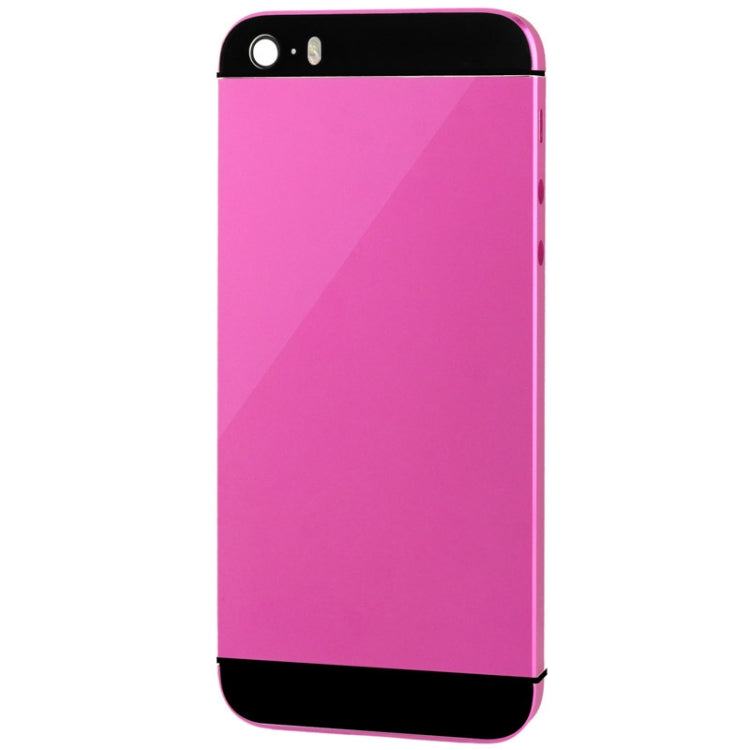 Cover posteriore in lega con alloggiamento completo con pulsante Mute + pulsante di accensione + pulsante del volume + vassoio per scheda Nano SIM per iPhone 5S, For 5S, For iPhone 5S