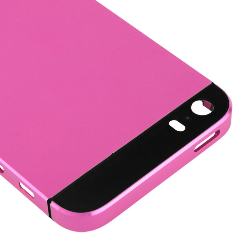 Cover posteriore in lega con alloggiamento completo con pulsante Mute + pulsante di accensione + pulsante del volume + vassoio per scheda Nano SIM per iPhone 5S, For 5S, For iPhone 5S