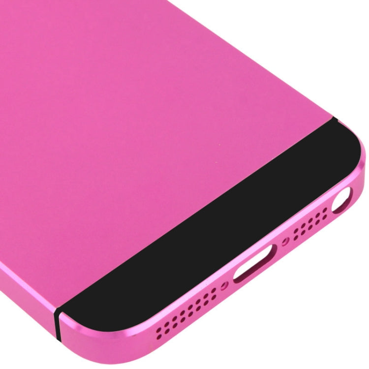 Cover posteriore in lega con alloggiamento completo con pulsante Mute + pulsante di accensione + pulsante del volume + vassoio per scheda Nano SIM per iPhone 5S, For 5S, For iPhone 5S