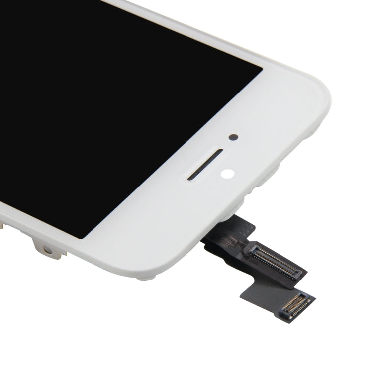 Gruppo digitalizzatore (LCD originale + cornice + pannello touch) per iPhone 5S, For iPhone 5S White, For iPhone 5S Black