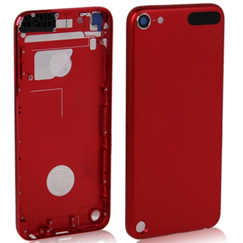 Cover posteriore in metallo/pannello posteriore per iPod touch 5 (rosso), For Apple iPod touch 5th