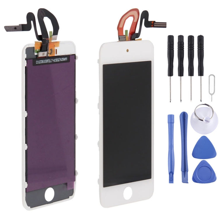 3 in 1 per iPod Touch 5/6/7 (LCD originale + cornice originale + touch pad originale), For Apple iPod touch 5 / 6 / 7