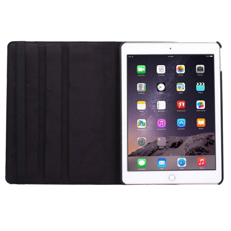 Custodia in pelle flip con texture litchi con rotazione a 360 gradi con supporto per 2 ingranaggi per iPad Air 2, For iPad Air 2