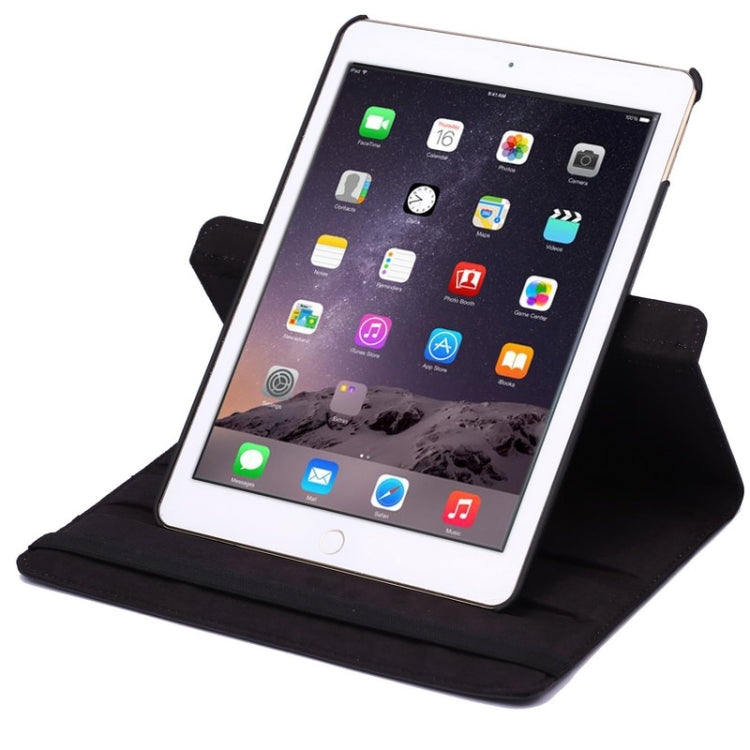 Custodia in pelle flip con texture litchi con rotazione a 360 gradi con supporto per 2 ingranaggi per iPad Air 2, For iPad Air 2