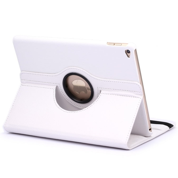 Custodia in pelle flip con texture litchi con rotazione a 360 gradi con supporto per 2 ingranaggi per iPad Air 2, For iPad Air 2