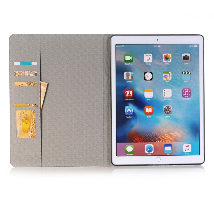 Custodia in pelle con chiusura orizzontale con texture coccodrillo con supporto, slot per carte e portafoglio per iPad Air 2