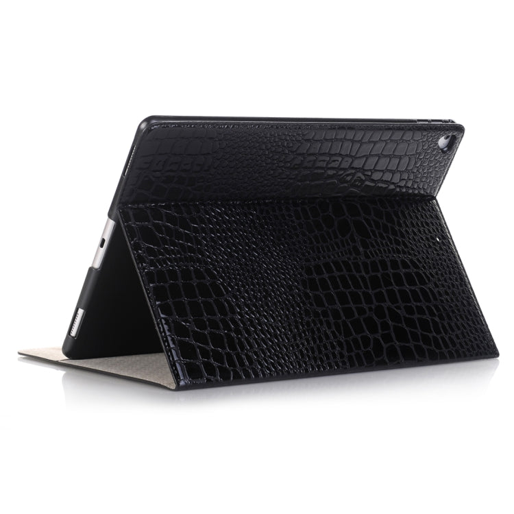 Custodia in pelle con chiusura orizzontale con texture coccodrillo con supporto, slot per carte e portafoglio per iPad Air 2