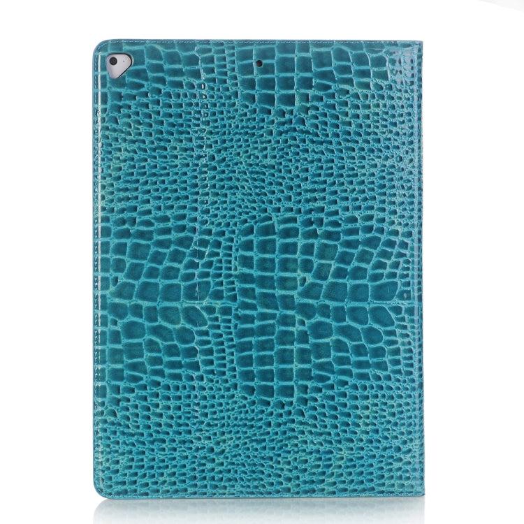 Custodia in pelle con chiusura orizzontale con texture coccodrillo con supporto, slot per carte e portafoglio per iPad Air 2