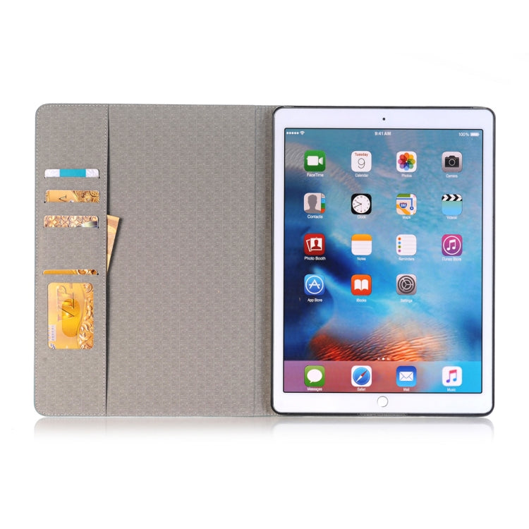 Custodia in pelle con chiusura orizzontale con texture coccodrillo con supporto, slot per carte e portafoglio per iPad Air 2