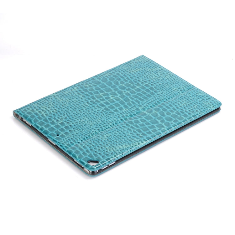 Custodia in pelle con chiusura orizzontale con texture coccodrillo con supporto, slot per carte e portafoglio per iPad Air 2