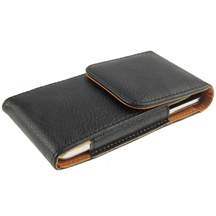 Custodia in pelle stile verticale con texture elefante con clip da cintura per iPhone 6, Galaxy S 5 / G900