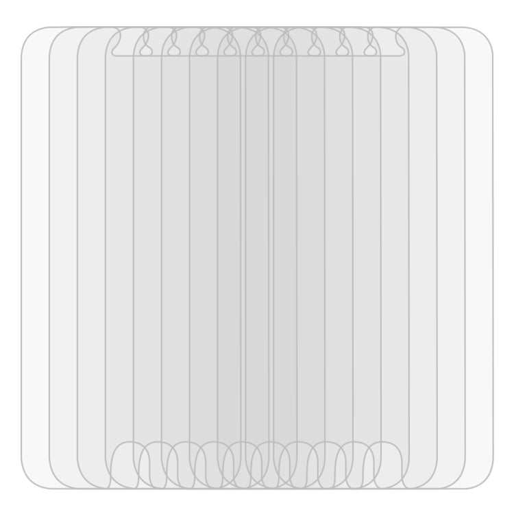 10PCS per iPhone SE 2020/8/7/6 / 6S 0,26mm 9H Durezza superficiale 2.5D Pellicola per schermo in vetro temperato antideflagrante, For 6 & 6s