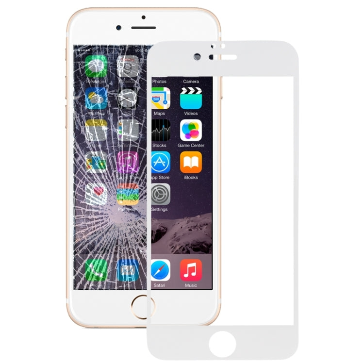 Pellicola in vetro temperato a schermo intero da 0,3 mm per iPhone 6, For iPhone  6 Black (1 PC), For iPhone  6 White (1 PC)