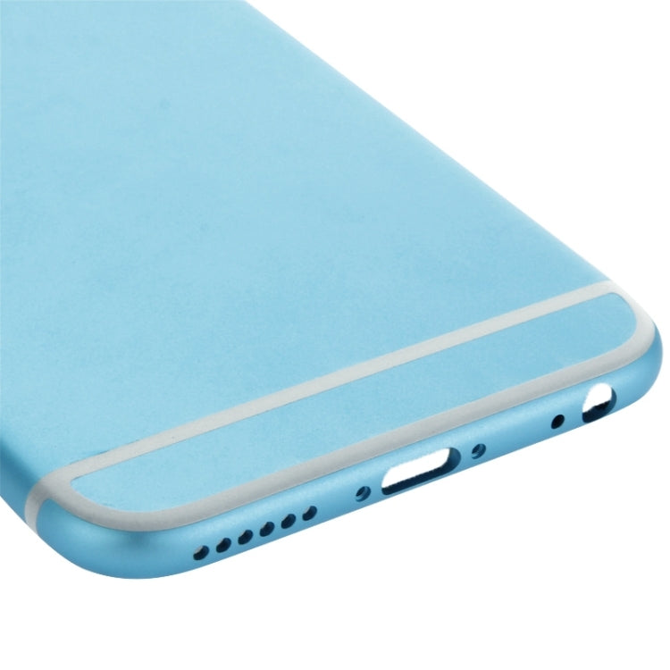 Cover assemblata completa per iPhone 6, inclusa cover posteriore, vassoio per schede, tasto di controllo del volume, pulsante di accensione e interruttore di disattivazione dell'audio, tasto vibrante, For 6, For iPhone 6(with side kyes)