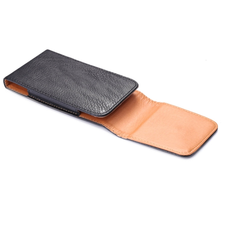 Custodia in pelle universale stile verticale con texture litchi con clip da cintura per iPhone 6 / Galaxy S5 / G900 / I9082 / S IV / i9500 / Alpha