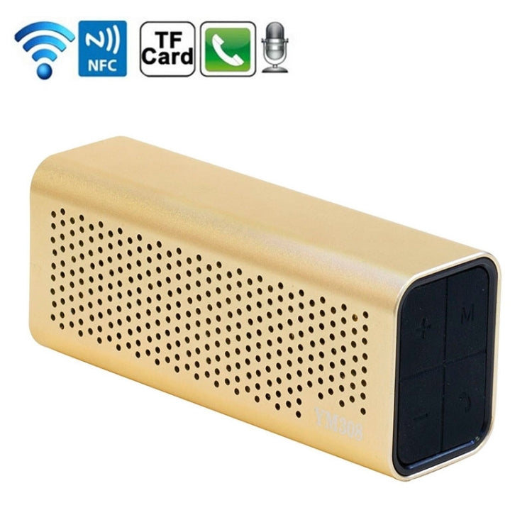 YM-308 Altoparlante Bluetooth NFC portatile ricaricabile, supporto scheda TF