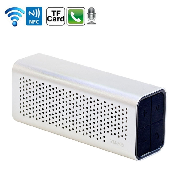 YM-308 Altoparlante Bluetooth NFC portatile ricaricabile, supporto scheda TF