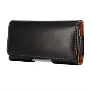 Marsupio in pelle per smartphone orizzontale