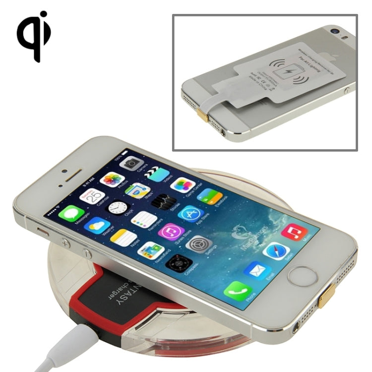 Caricabatterie wireless Qi per iPhone 6 Plus, 6, 5S, 5C, 5