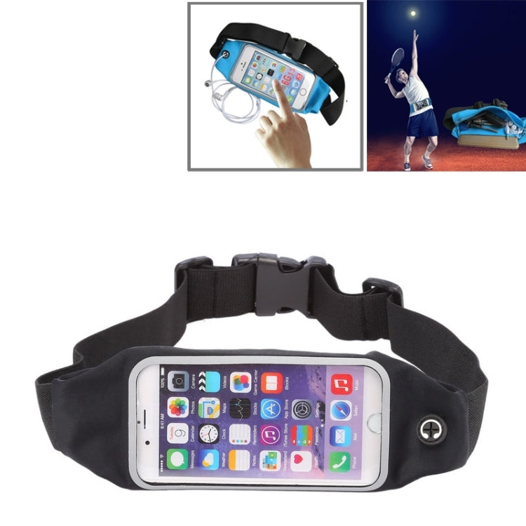 Marsupio sportivo impermeabile con foro per auricolari per iPhone 6 e 6s