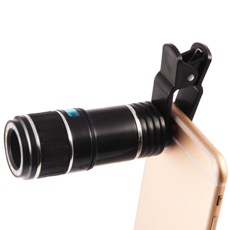 Obiettivo universale per telescopio con zoom ottico zoom 12X con clip