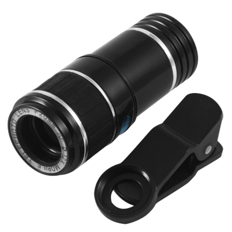 Obiettivo universale per telescopio con zoom ottico zoom 12X con clip