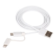 Cavo di ricarica MFI 2 in 1 da 1 m