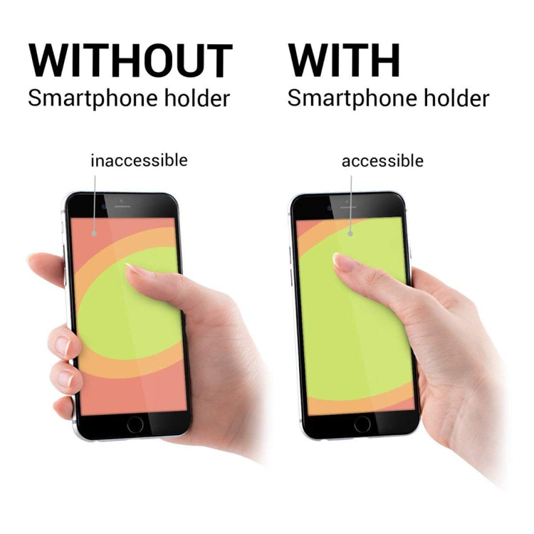 Supporto per telefono con impugnatura per iPhone, Galaxy, Sony, Lenovo, HTC, Huawei e altri smartphone
