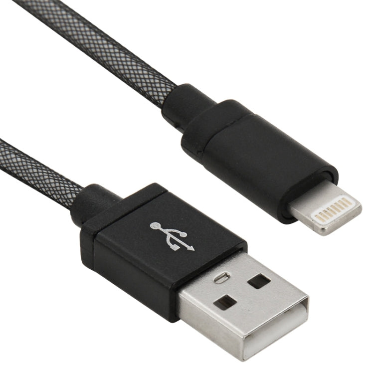 Cavo dati/caricatore Net Style Metal Head da 8 pin a USB, lunghezza cavo: 1 m