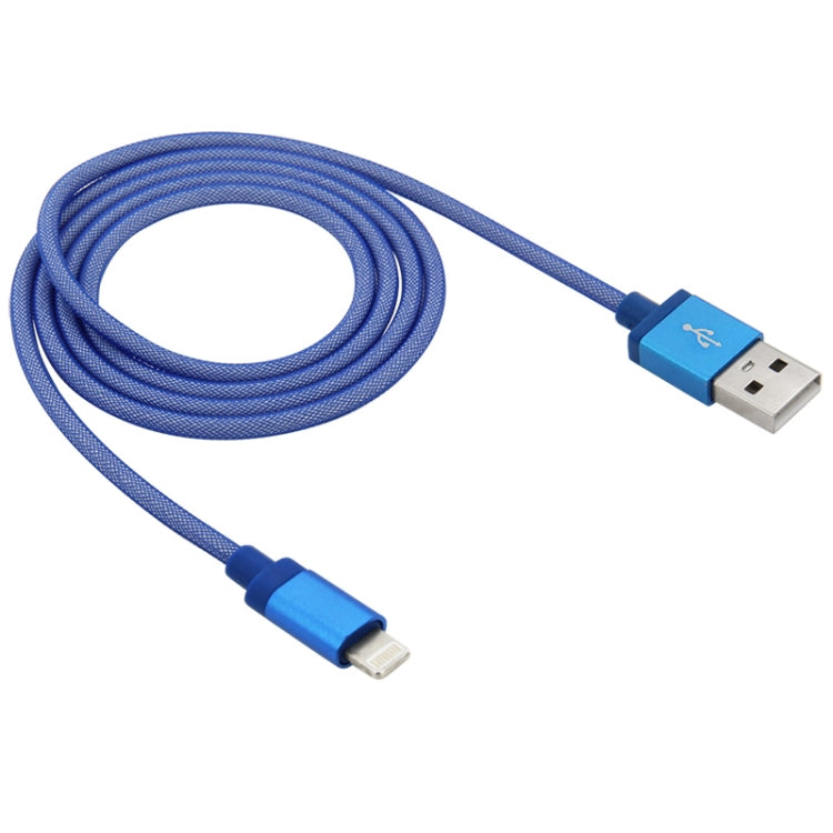 Cavo dati/caricatore Net Style Metal Head da 8 pin a USB, lunghezza cavo: 1 m