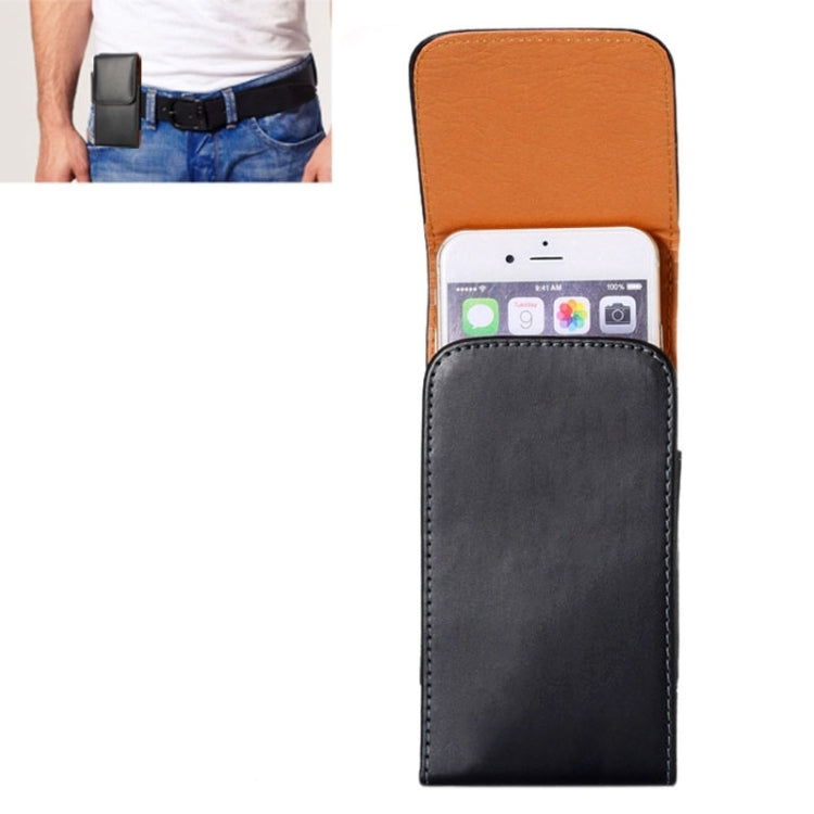 Custodia in pelle/marsupio verticale con texture Crazy Horse con stecca posteriore per iPhone 6