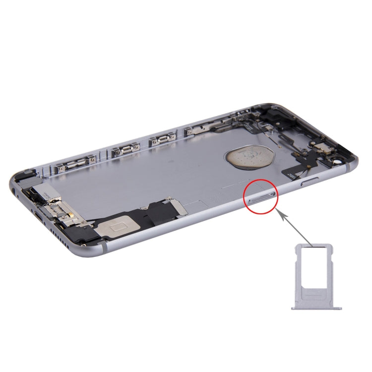 Gruppo cover posteriore batteria con vassoio scheda per iPhone 6s Plus, For iPhone 6s Plus
