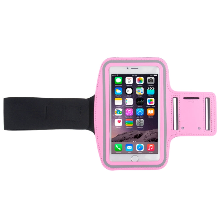 Custodia sportiva da braccio con foro per auricolari e tasca per chiavi per iPhone 6 Plus