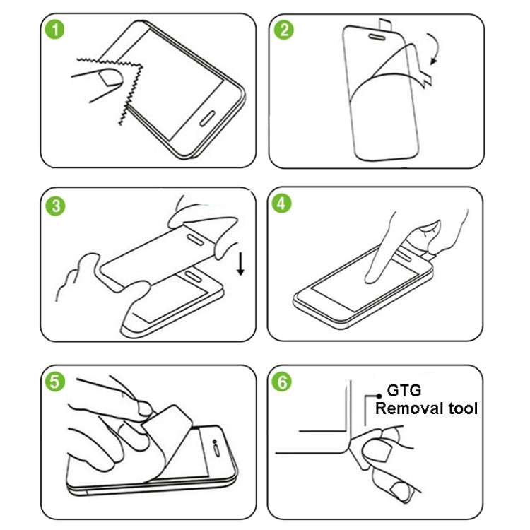 Hat-Prince 0,26 mm 9H Durezza superficiale 2,5D Pellicola in vetro temperato antideflagrante per iPhone 6 Plus