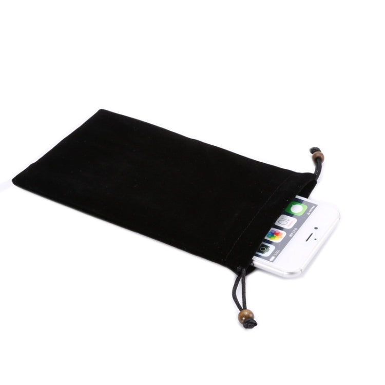 Borsa da trasporto universale in tessuto floccato di cotone per il tempo libero con cordino per iPhone 6 Plus, iPhone 6S Plus, Galaxy Note 8, Galaxy S6 edge Plus / A8 / Note 5 / Note 4 / Galaxy Mega 6.3 / i9200