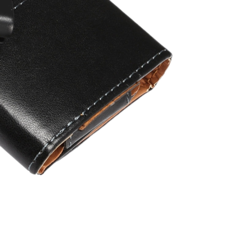 Marsupio stile orizzontale in pelle di agnello con stecca posteriore per iPhone 6 Plus / 6S Plus / Galaxy Note 8 / Galaxy Note 4 / Note 5 / S6 Edge+ / A8