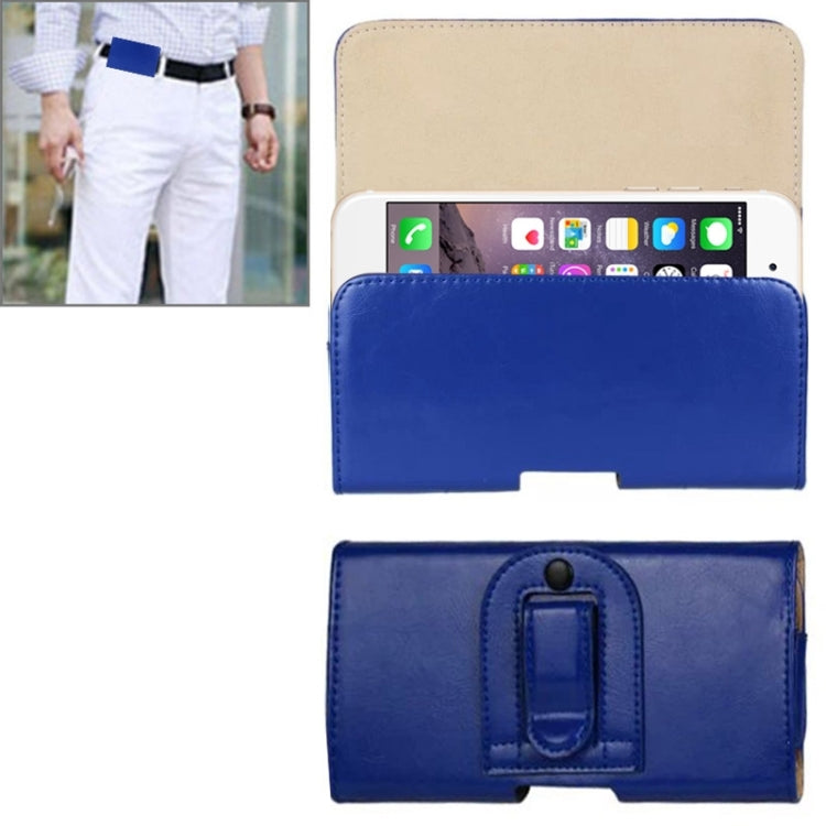 Marsupio in pelle stile Crazy Horse con texture orizzontale per iPhone 6 Plus / Galaxy Note 4 / Note 3 / Note 2 / A5 e A3