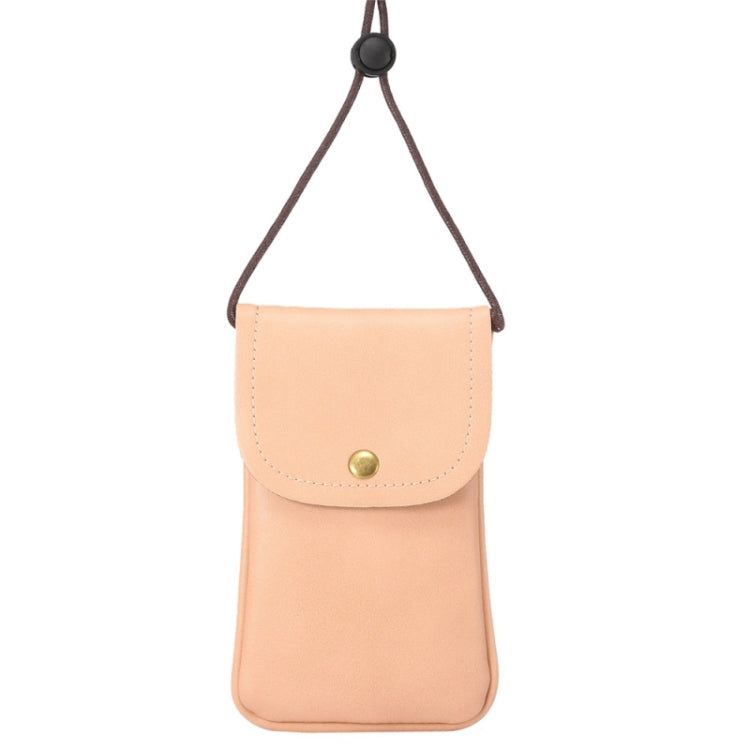 Custodia verticale universale in pelle PU/borsa in pelle per telefono con cordino