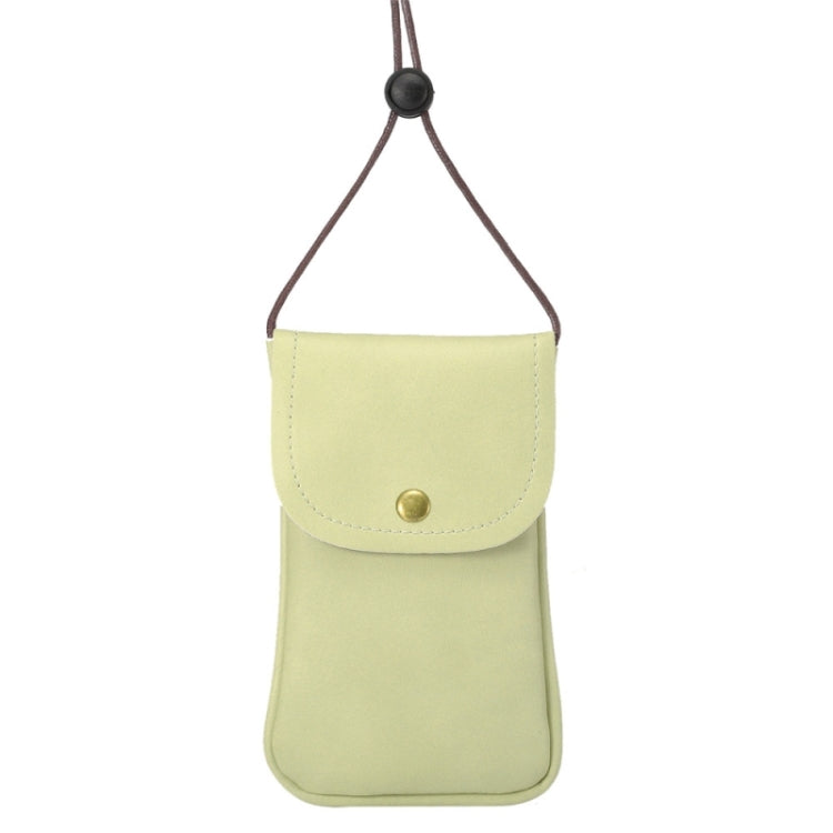 Custodia verticale universale in pelle PU/borsa in pelle per telefono con cordino