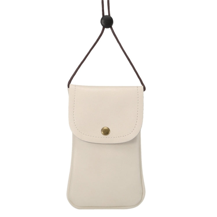 Custodia verticale universale in pelle PU/borsa in pelle per telefono con cordino