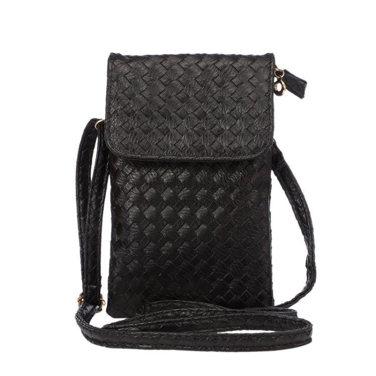 Borsa da trasporto universale in pelle PU universale stile verticale con trama intrecciata per iPhone 6s Plus / 6 Plus, Galaxy Note 5 e Note 4 e Note 3 / A8 / S6 edge / S6 edge+, Huawei P8 / P7 / Honor 6 Plus