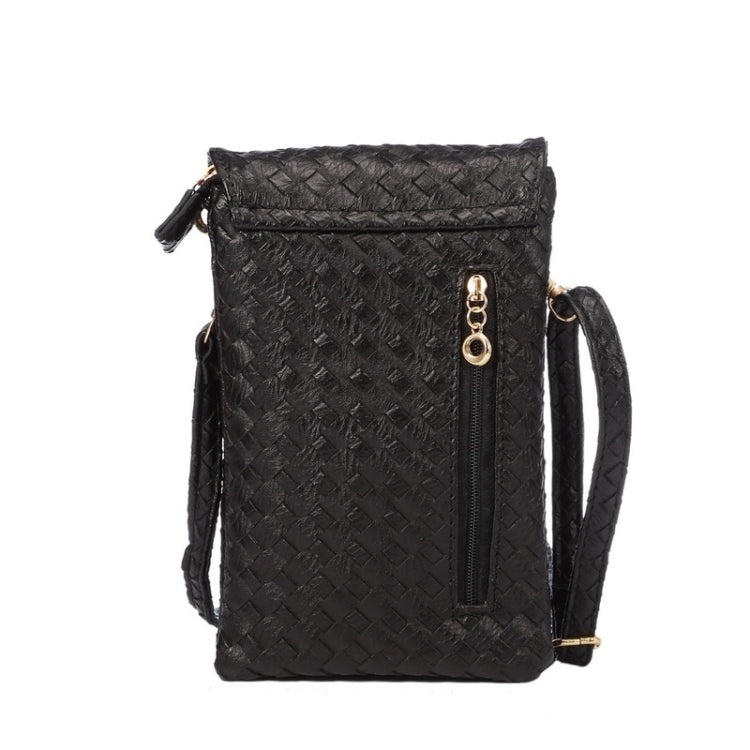 Borsa da trasporto universale in pelle PU universale stile verticale con trama intrecciata per iPhone 6s Plus / 6 Plus, Galaxy Note 5 e Note 4 e Note 3 / A8 / S6 edge / S6 edge+, Huawei P8 / P7 / Honor 6 Plus