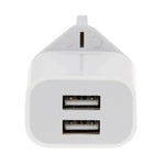 Adattatore caricabatterie USB 2 porte 5V 2A