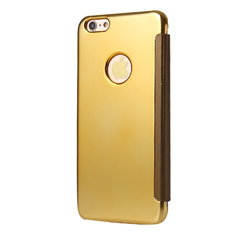 Per iPhone 6 Plus e 6s Plus Specchio galvanico con ribaltamento orizzontale per PC + custodia protettiva in pelle, For 6P & 6sP