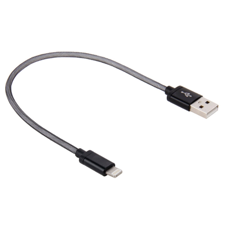 Cavo dati/caricatore Net Style Metal Head da 8 pin a USB, lunghezza cavo: 25 cm